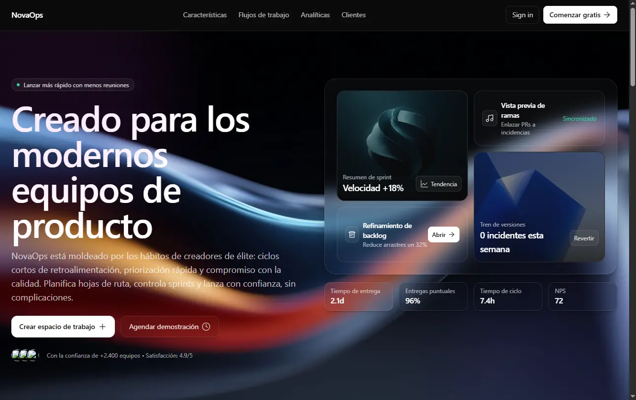 Preview de Nova App