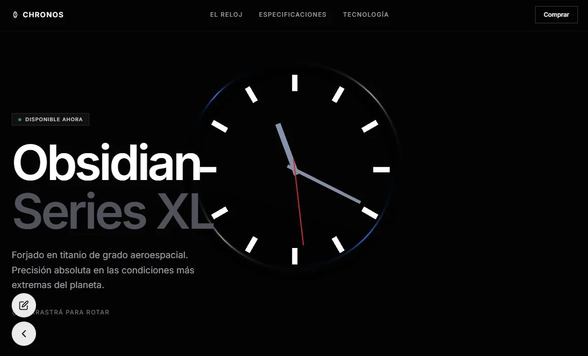 Preview de Chronos Obsidian